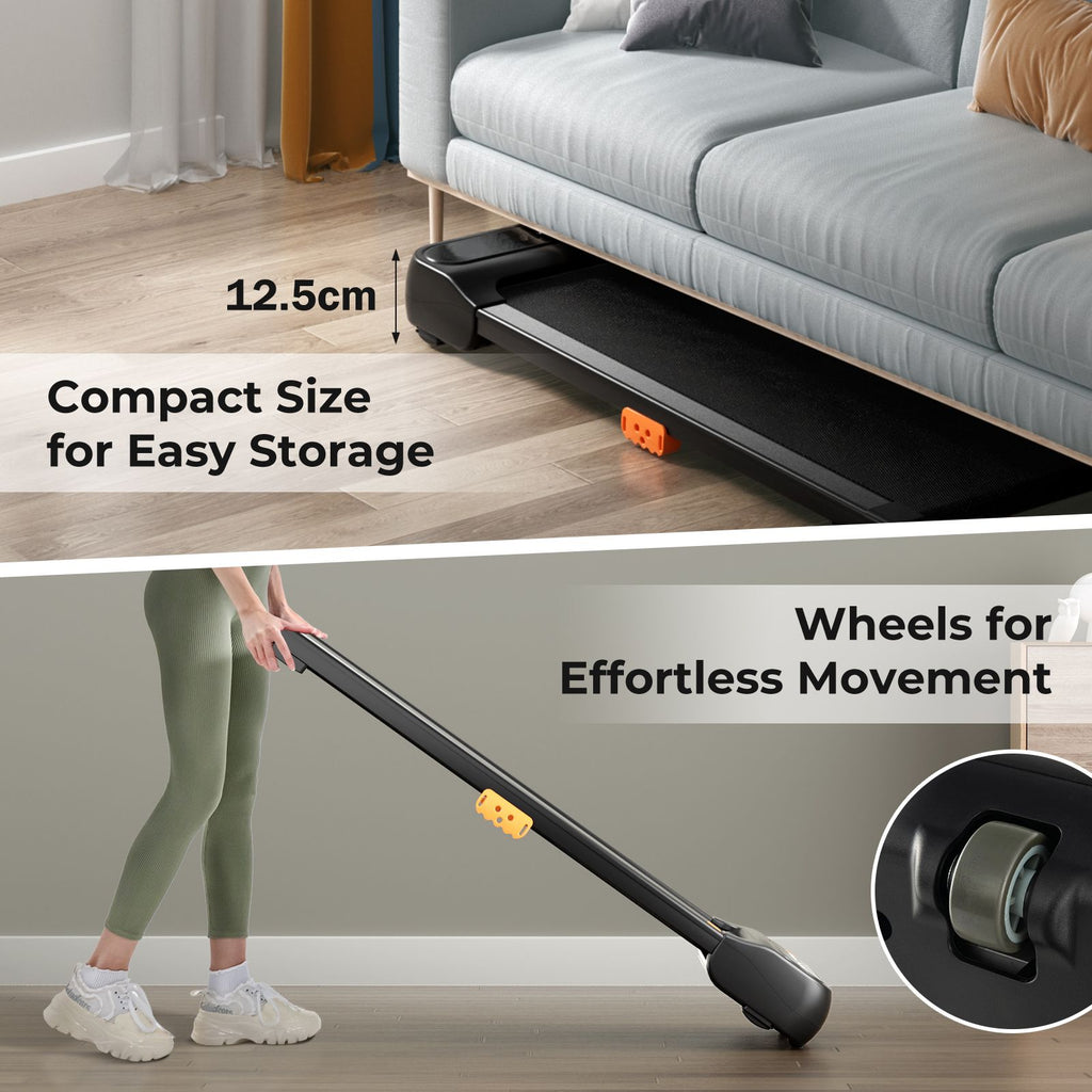 Under Desk Treadmill for Home and Office with 12 Pre-Configured Programs