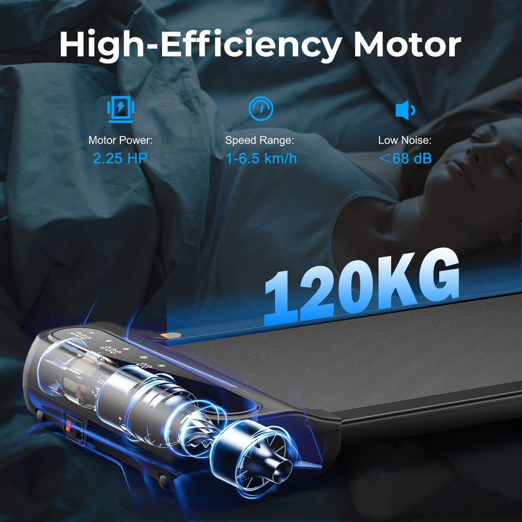 Under Desk Treadmill for Home and Office with 12 Pre-Configured Programs