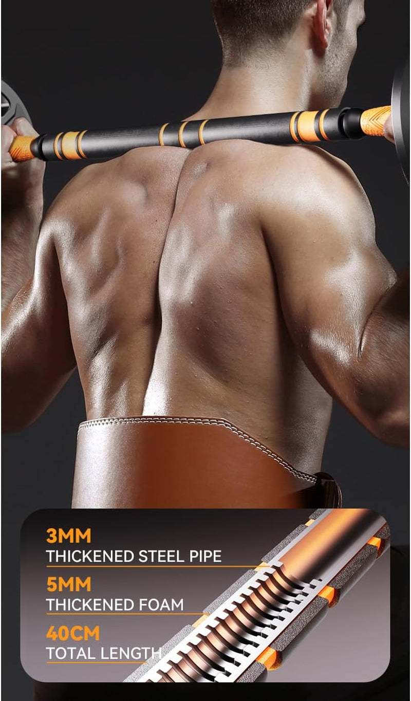 Strongway® Adjustable 6 in 1 Dumbbell Straight and Curl Barbell Kettlebell Push up Set - 20KG 30KG 40KG SETS - Weight Lifting for Home Gym Fitness