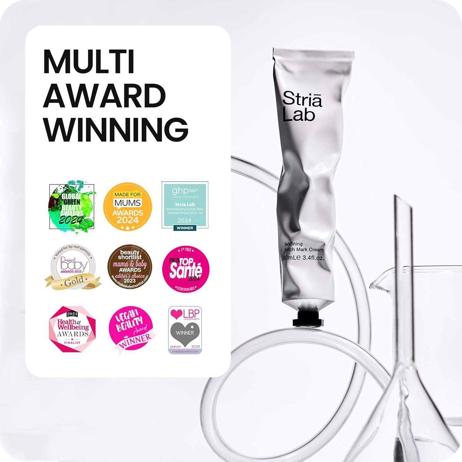 Stretch Mark Repair Programme | 12-Week Kit with Microneedling Tool, Cellular Repair Serum & Redefining Stretch Mark Cream | Clinically Proven to Restore Collagen & Reduce Stretch Marks